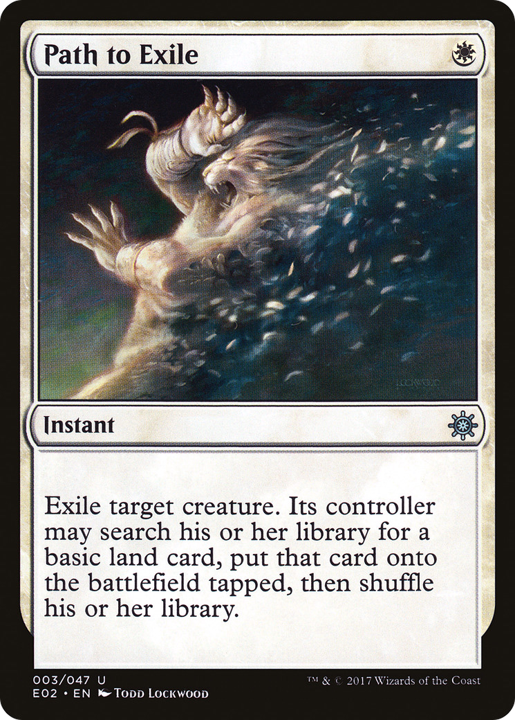 Path to Exile (E02-003) - Explorers of Ixalan - Premium MTG Single from Wizards of the Coast - Just $0.31! Shop now at Game Crave Tournament Store