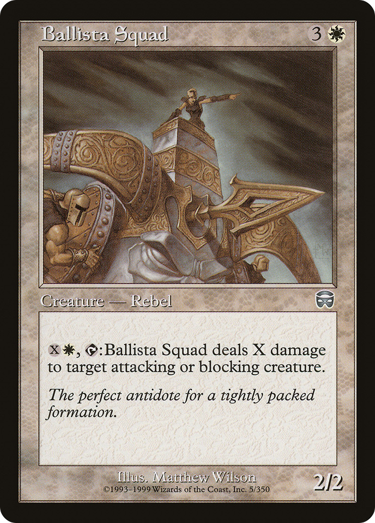 Ballista Squad (MMQ-005) - Mercadian Masques - Premium MTG Single from Wizards of the Coast - Just $0.08! Shop now at Game Crave Tournament Store