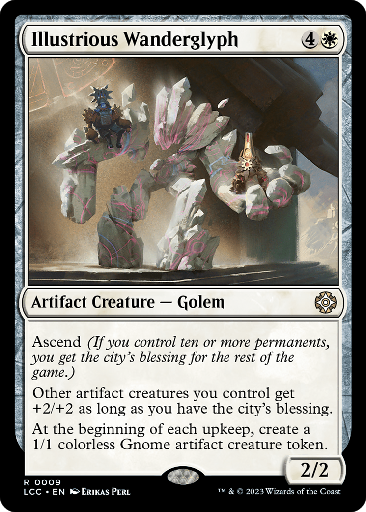 Illustrious Wanderglyph (LCC-009) - The Lost Caverns of Ixalan Commander - Premium MTG Single from Wizards of the Coast - Just $2.73! Shop now at Game Crave Tournament Store