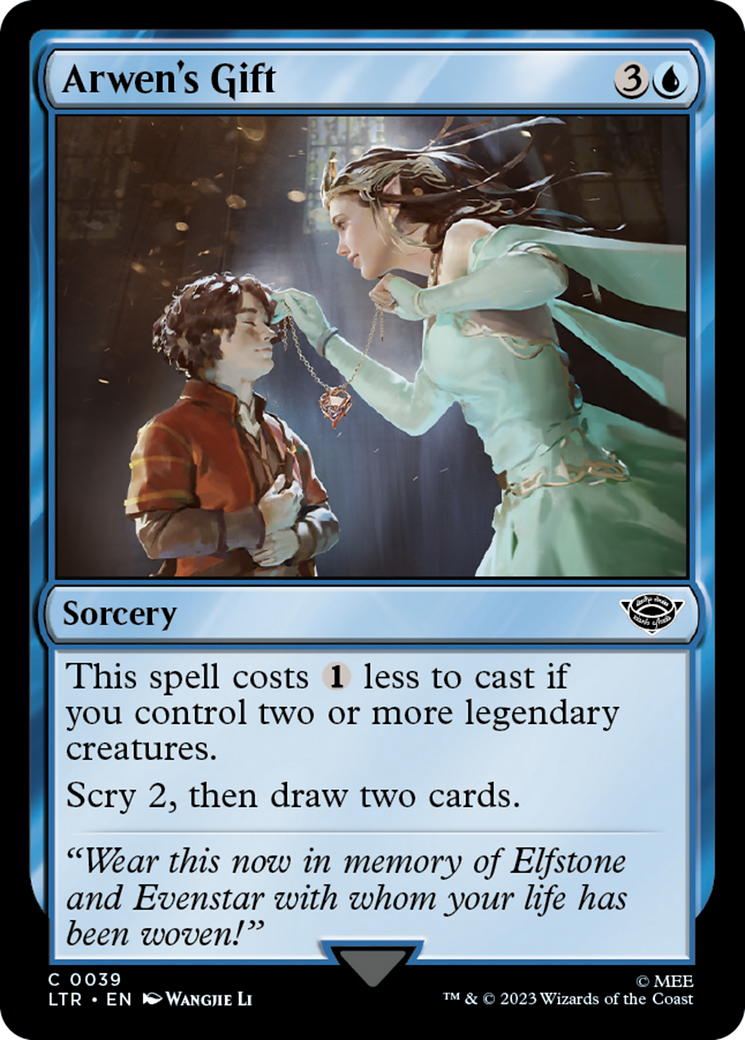 Arwen's Gift (LTR-039) - The Lord of the Rings: Tales of Middle-earth - Premium MTG Single from Wizards of the Coast - Just $0.25! Shop now at Game Crave Tournament Store