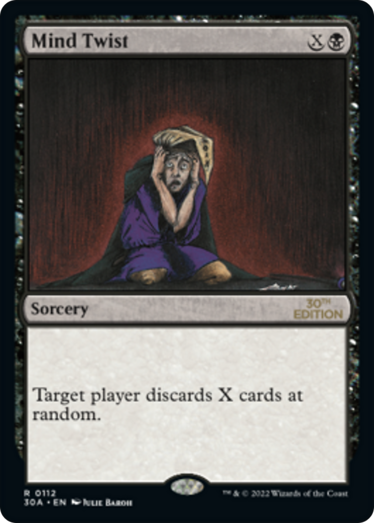 Mind Twist (30A-112) - 30th Anniversary Edition - Premium MTG Single from Wizards of the Coast - Just $23.30! Shop now at Game Crave Tournament Store