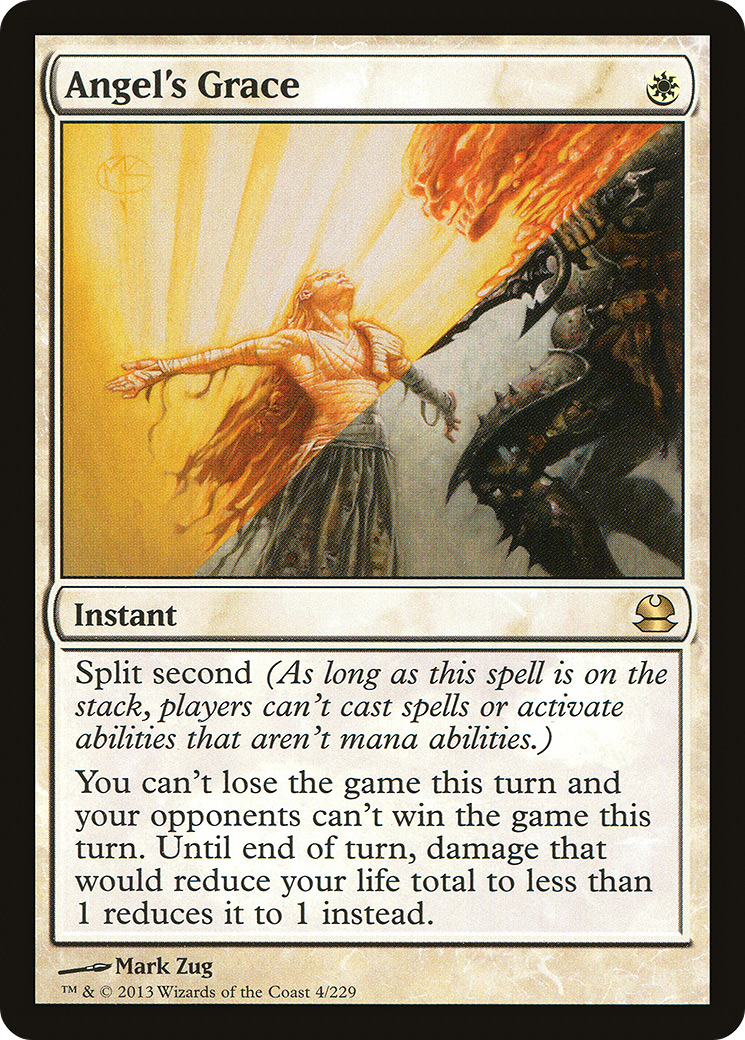 Angel's Grace (MMA-004) - Modern Masters Foil - Premium MTG Single from Wizards of the Coast - Just $6.34! Shop now at Game Crave Tournament Store
