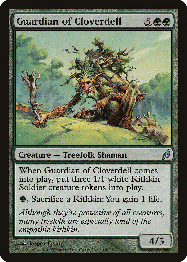Guardian of Cloverdell (LRW-216) - Lorwyn Foil - Premium MTG Single from Wizards of the Coast - Just $0.15! Shop now at Game Crave Tournament Store
