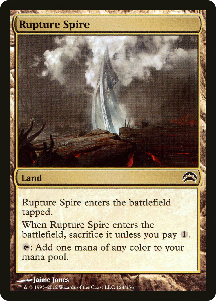 Rupture Spire (PC2-124) - Planechase 2012 - Premium MTG Single from Wizards of the Coast - Just $0.08! Shop now at Game Crave Tournament Store
