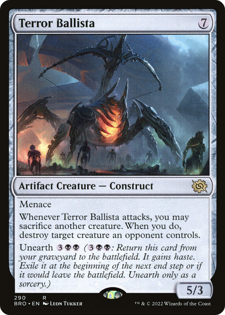 Terror Ballista (BRO-290) - The Brothers' War Foil - Premium MTG Single from Wizards of the Coast - Just $0.12! Shop now at Game Crave Tournament Store