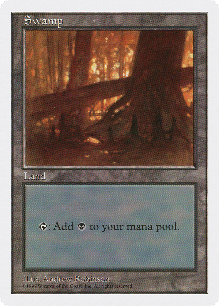 Swamp (5ED-440) - Fifth Edition - Premium MTG Single from Wizards of the Coast - Just $0.11! Shop now at Game Crave Tournament Store