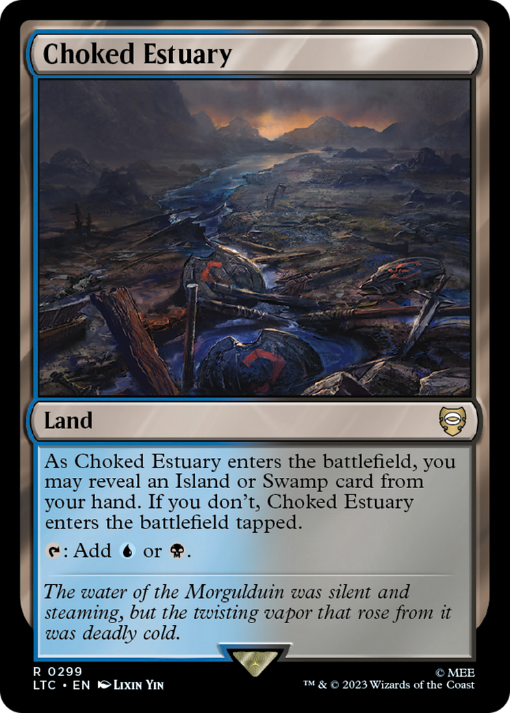 Choked Estuary (LTC-299) - Tales of Middle-earth Commander - Premium MTG Single from Wizards of the Coast - Just $0.08! Shop now at Game Crave Tournament Store