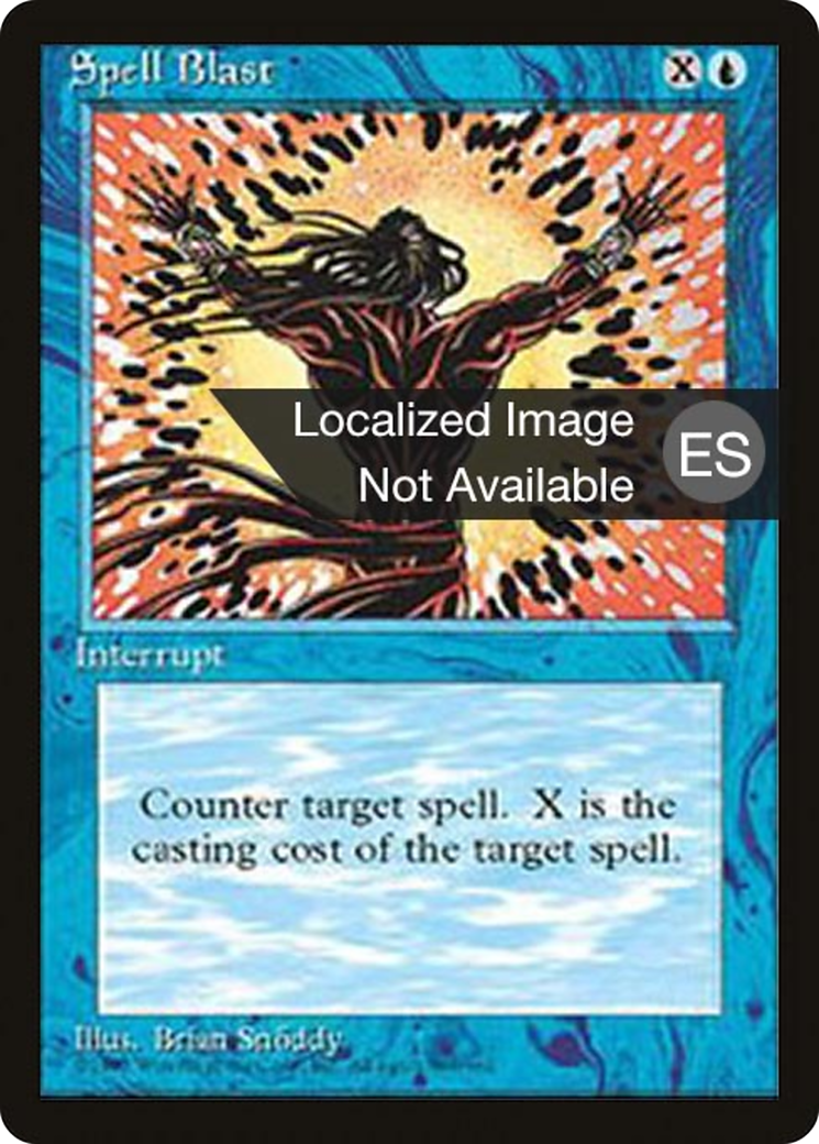 Spell Blast (4BB-103) - Fourth Edition Foreign Black Border - Premium MTG Single from Wizards of the Coast - Just $0.08! Shop now at Game Crave Tournament Store
