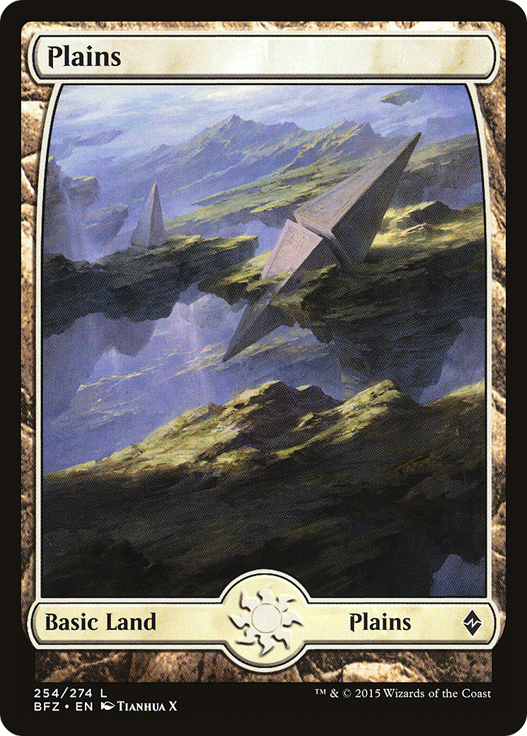 Plains (BFZ-254) - Battle for Zendikar - Premium MTG Single from Wizards of the Coast - Just $0.08! Shop now at Game Crave Tournament Store