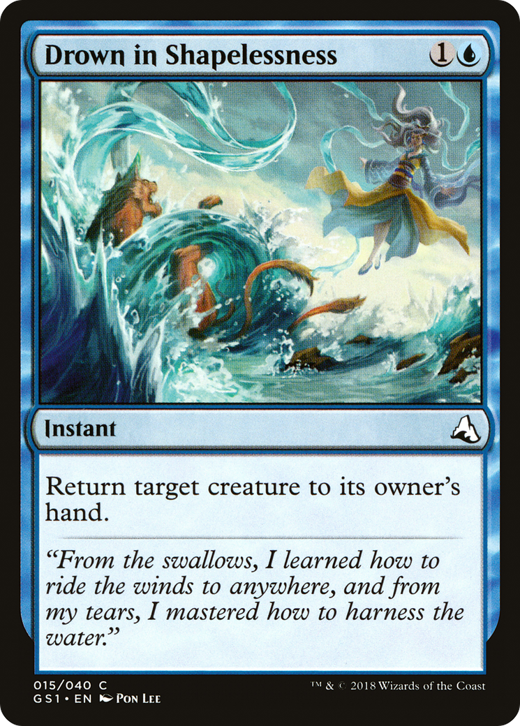 Drown in Shapelessness (GS1-015) - Global Series Jiang Yanggu & Mu Yanling - Premium MTG Single from Wizards of the Coast - Just $0.08! Shop now at Game Crave Tournament Store