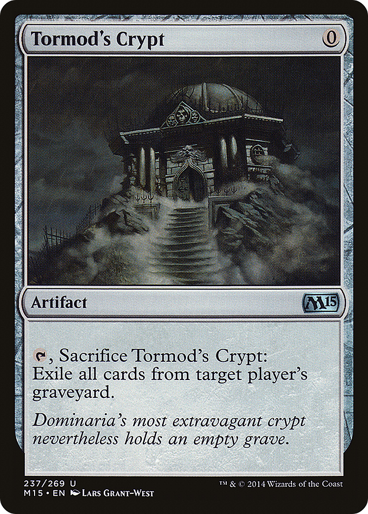 Tormod's Crypt (M15-237) - Magic 2015 Foil - Premium MTG Single from Wizards of the Coast - Just $0.80! Shop now at Game Crave Tournament Store