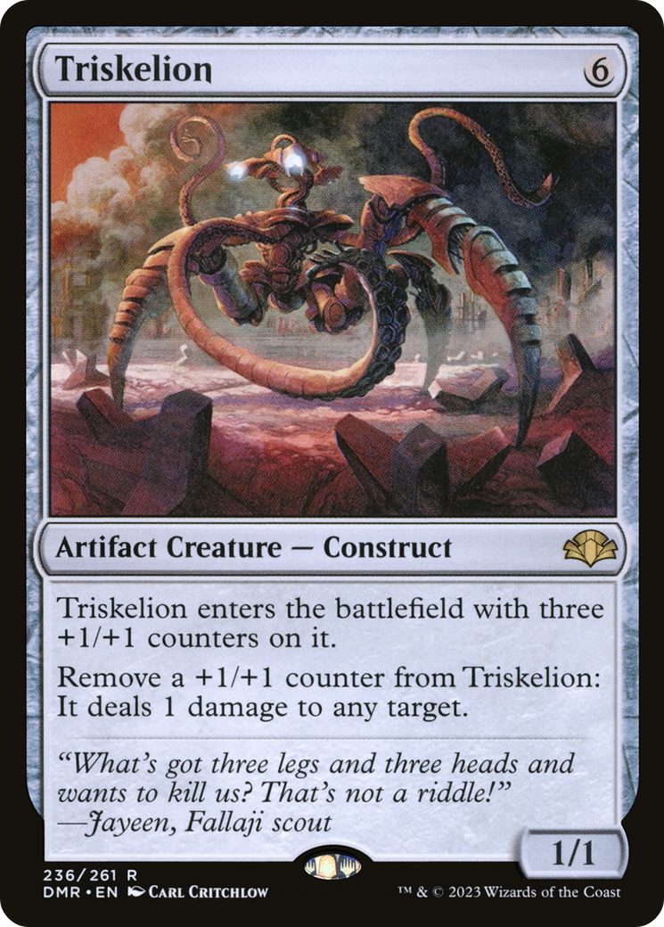 Triskelion (DMR-236) - Dominaria Remastered Foil - Premium MTG Single from Wizards of the Coast - Just $0.08! Shop now at Game Crave Tournament Store