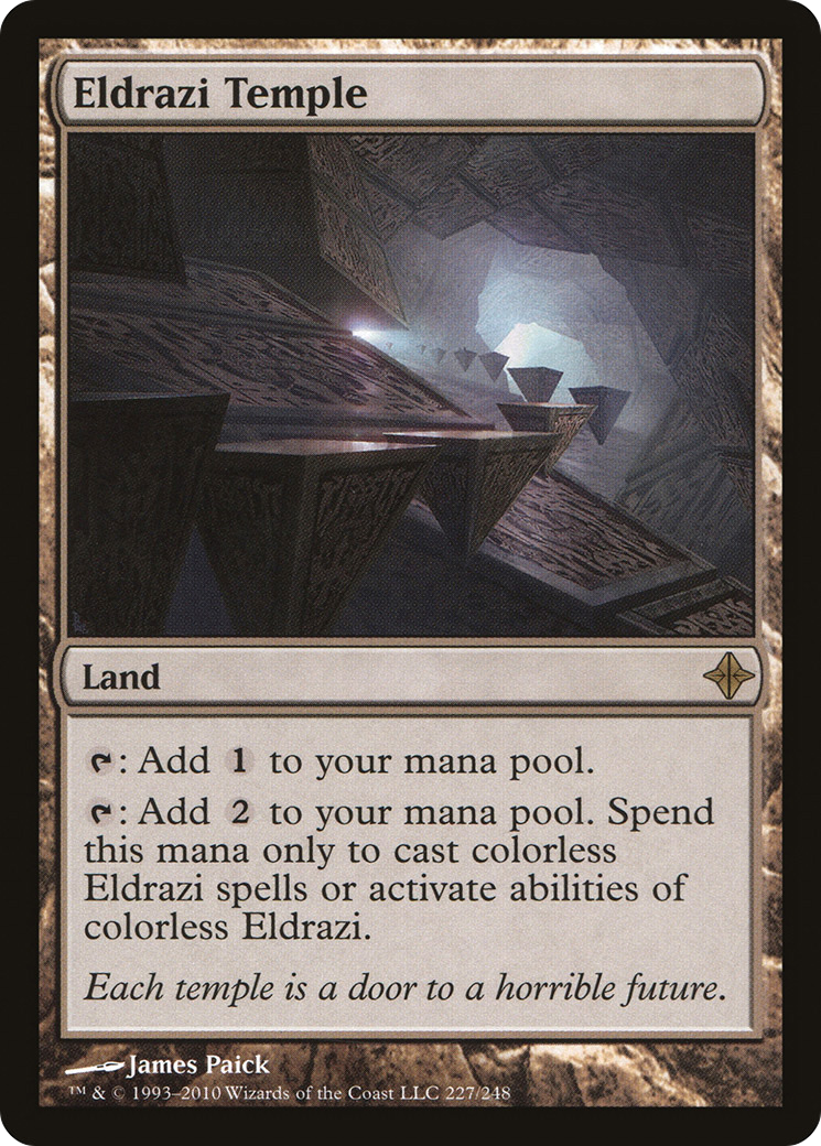 Eldrazi Temple (ROE-227) - Rise of the Eldrazi - Premium MTG Single from Wizards of the Coast - Just $1.73! Shop now at Game Crave Tournament Store