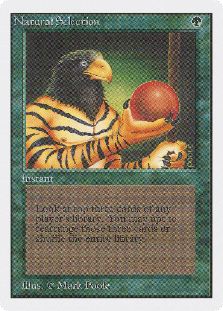 Natural Selection (2ED-213) - Unlimited Edition - Premium MTG Single from Wizards of the Coast - Just $18.50! Shop now at Game Crave Tournament Store