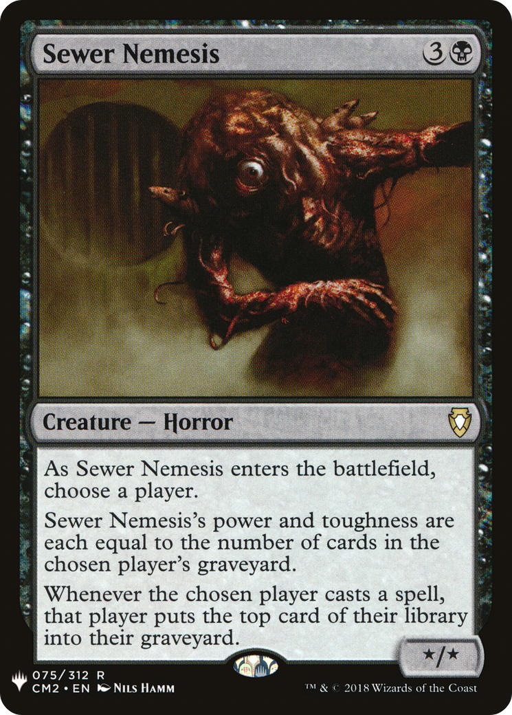 Sewer Nemesis (MB1-767) - Mystery Booster - Premium MTG Single from Wizards of the Coast - Just $0.16! Shop now at Game Crave Tournament Store