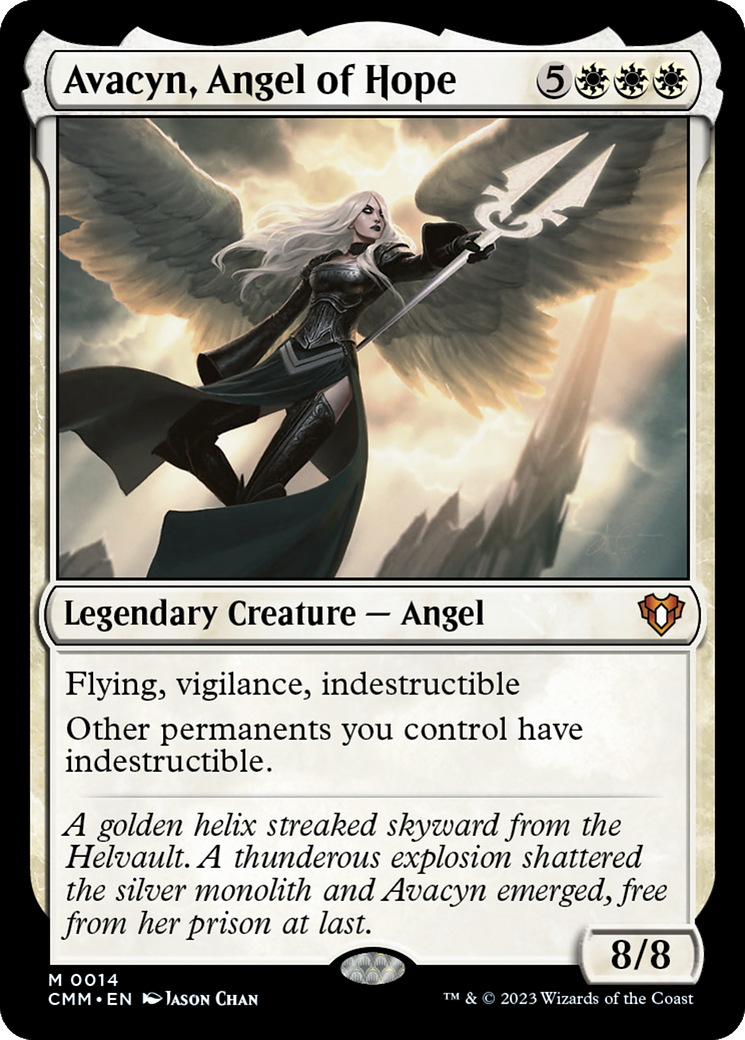 Avacyn, Angel of Hope (CMM-014) - Commander Masters Foil - Premium MTG Single from Wizards of the Coast - Just $9.55! Shop now at Game Crave Tournament Store