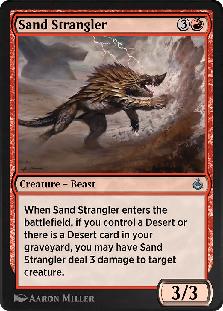 Sand Strangler (AKR-173) - Amonkhet Remastered - Premium MTG Single from Wizards of the Coast - Just $0! Shop now at Game Crave Tournament Store