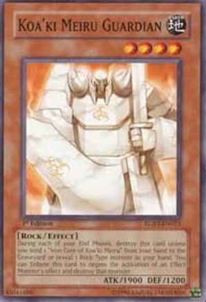 Koa'ki Meiru Guardian (RGBT-EN023) - Raging Battle 1st Edition - Premium Yugioh Single from Konami - Just $0.51! Shop now at Game Crave Tournament Store