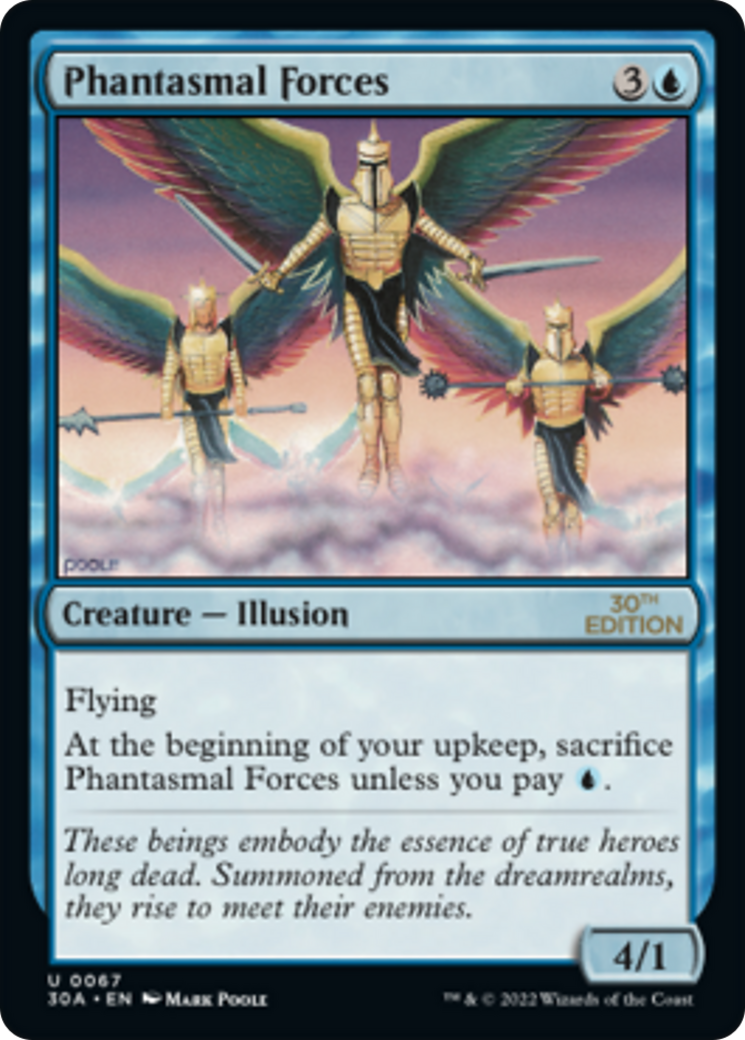 Phantasmal Forces (30A-067) - 30th Anniversary Edition - Premium MTG Single from Wizards of the Coast - Just $0.51! Shop now at Game Crave Tournament Store