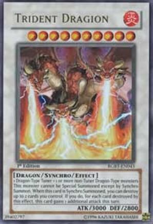 Trident Dragion (RGBT-EN043) - Raging Battle Unlimited - Premium Yugioh Single from Konami - Just $7.26! Shop now at Game Crave Tournament Store