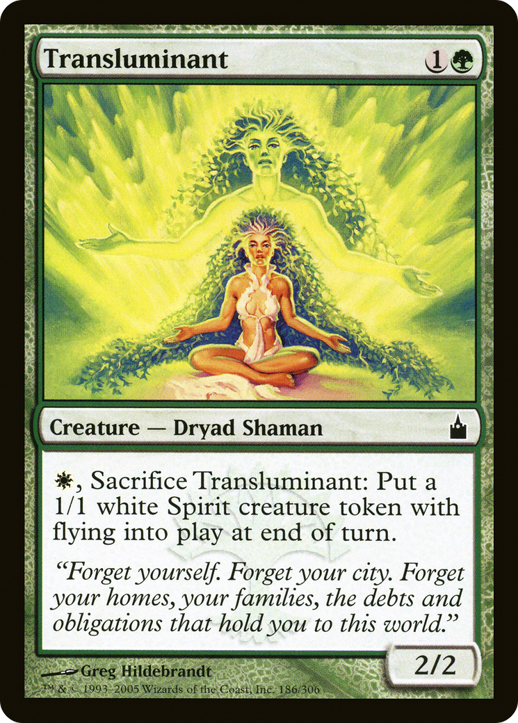 Transluminant (RAV-186) - Ravnica: City of Guilds - Premium MTG Single from Wizards of the Coast - Just $0.08! Shop now at Game Crave Tournament Store
