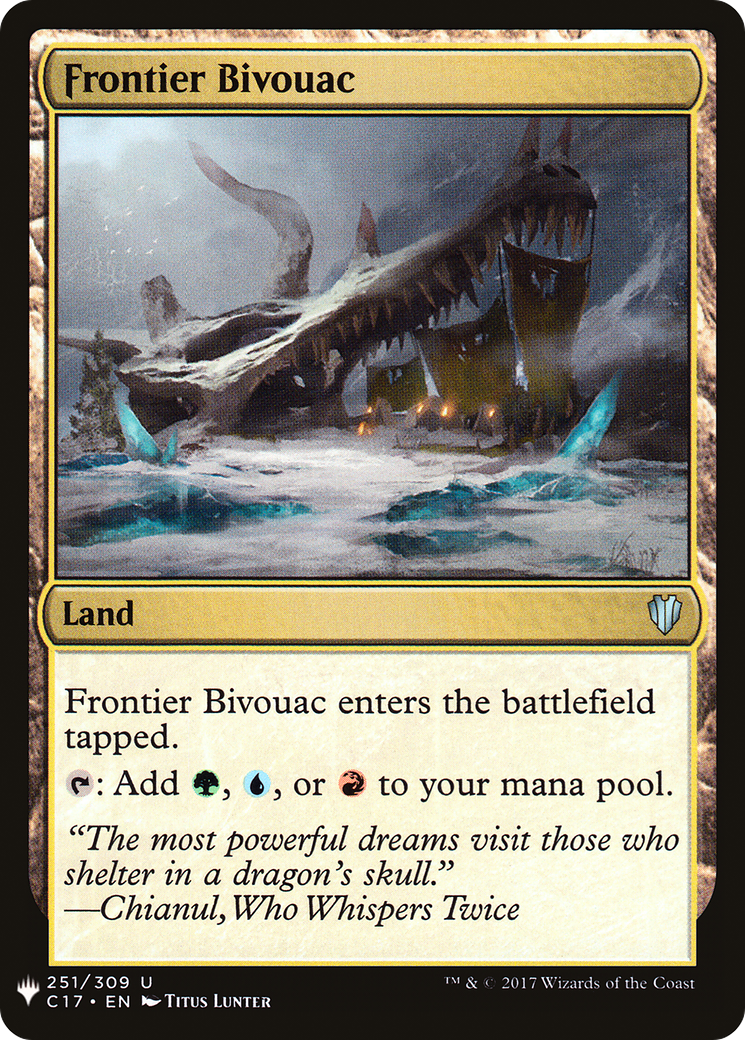 Frontier Bivouac (MB1-1669) - Mystery Booster - Premium MTG Single from Wizards of the Coast - Just $0.14! Shop now at Game Crave Tournament Store