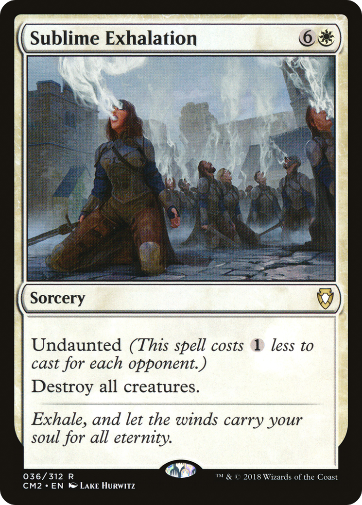 Sublime Exhalation (CM2-036) - Commander Anthology Volume II - Premium MTG Single from Wizards of the Coast - Just $0.08! Shop now at Game Crave Tournament Store