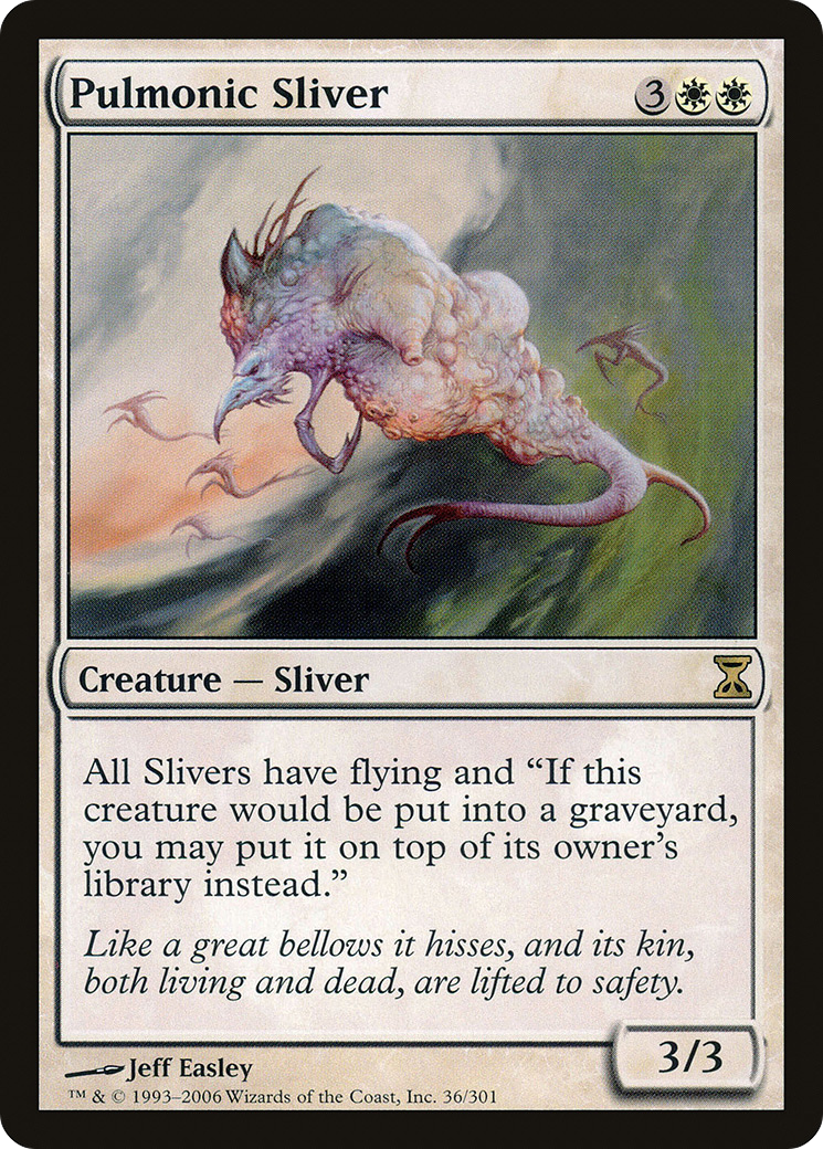 Pulmonic Sliver (TSP-036) - Time Spiral - Premium MTG Single from Wizards of the Coast - Just $0.22! Shop now at Game Crave Tournament Store