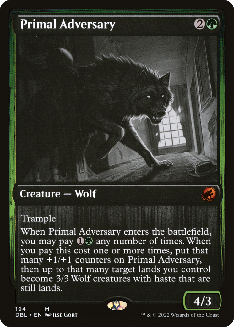 Primal Adversary (DBL-194) - Innistrad: Double Feature - Premium MTG Single from Wizards of the Coast - Just $0.18! Shop now at Game Crave Tournament Store