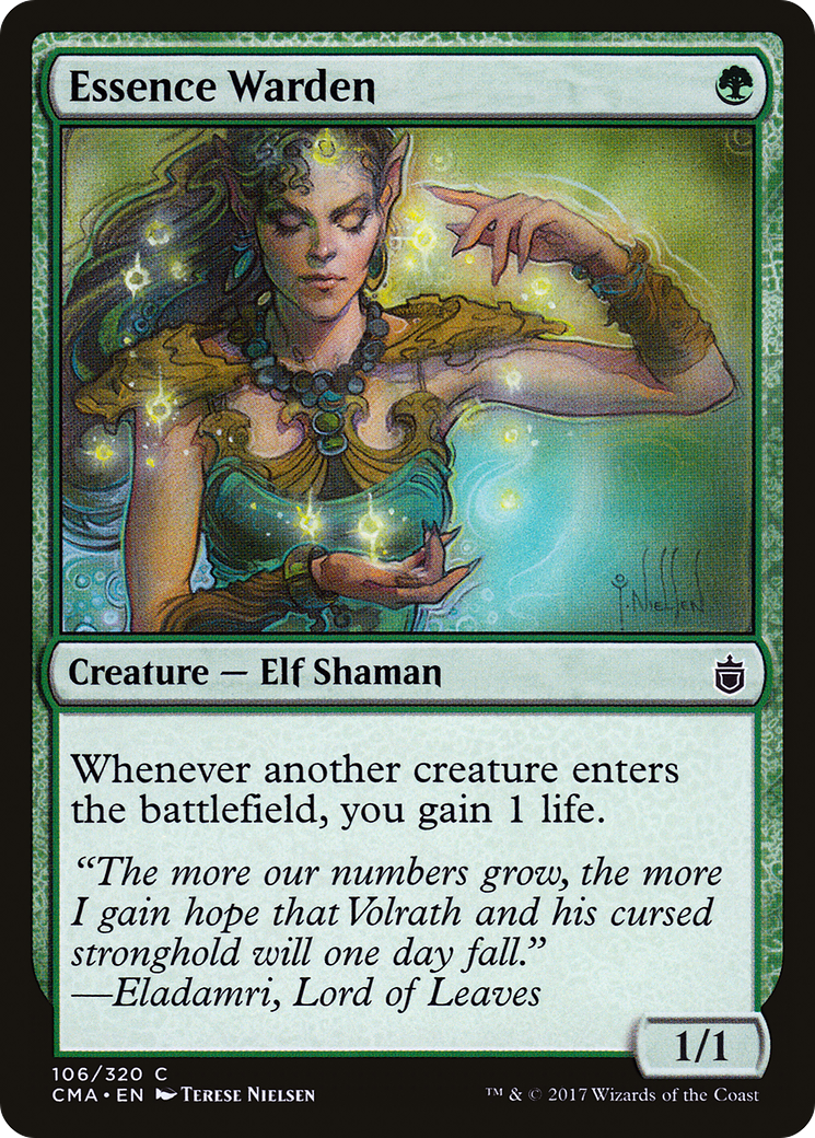 Essence Warden (CMA-106) - Commander Anthology - Premium MTG Single from Wizards of the Coast - Just $0.61! Shop now at Game Crave Tournament Store