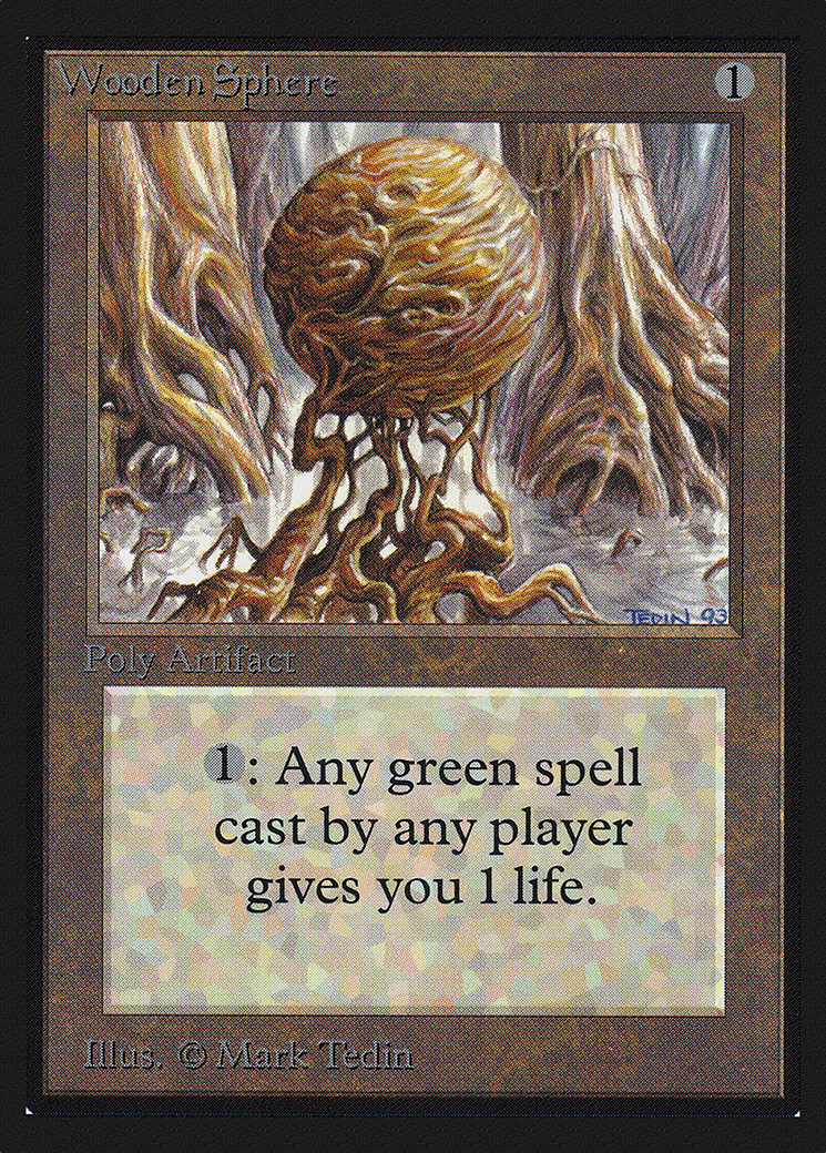 Wooden Sphere (CEI-277) - Intl. Collectors' Edition - Premium MTG Single from Wizards of the Coast - Just $1.32! Shop now at Game Crave Tournament Store
