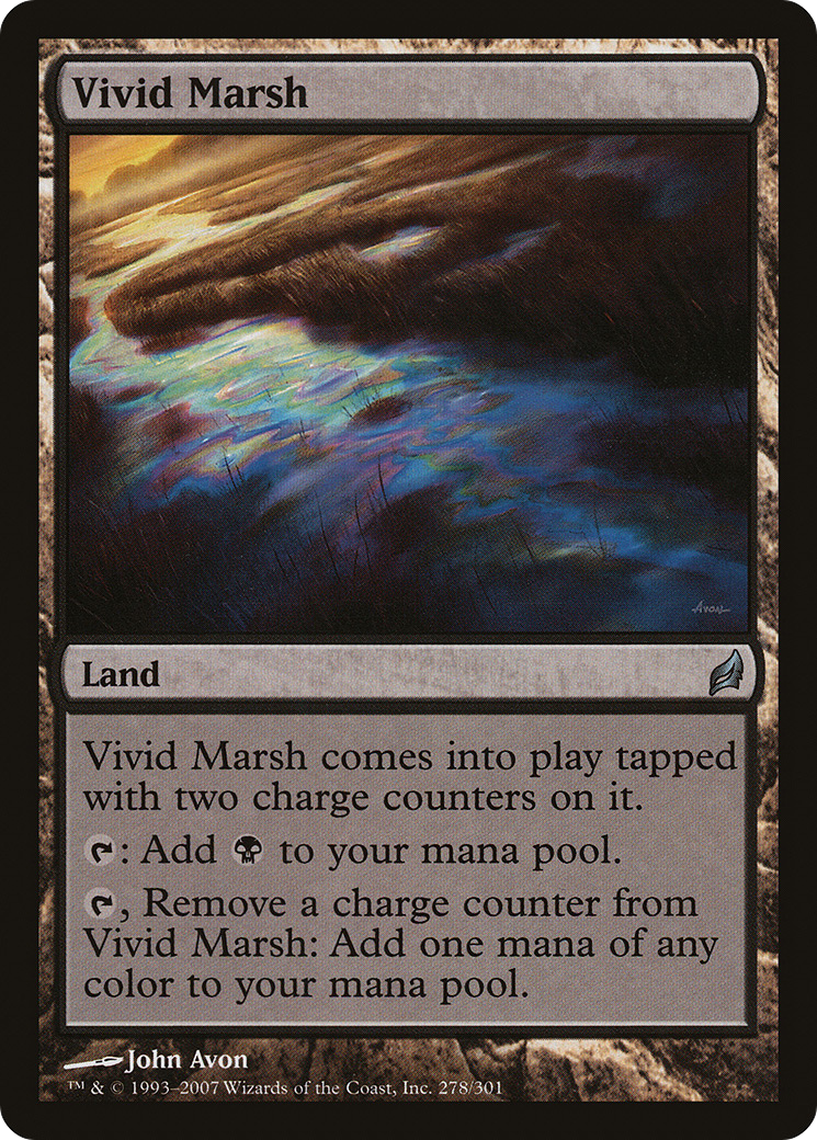 Vivid Marsh (LRW-278) - Lorwyn - Premium MTG Single from Wizards of the Coast - Just $0.18! Shop now at Game Crave Tournament Store