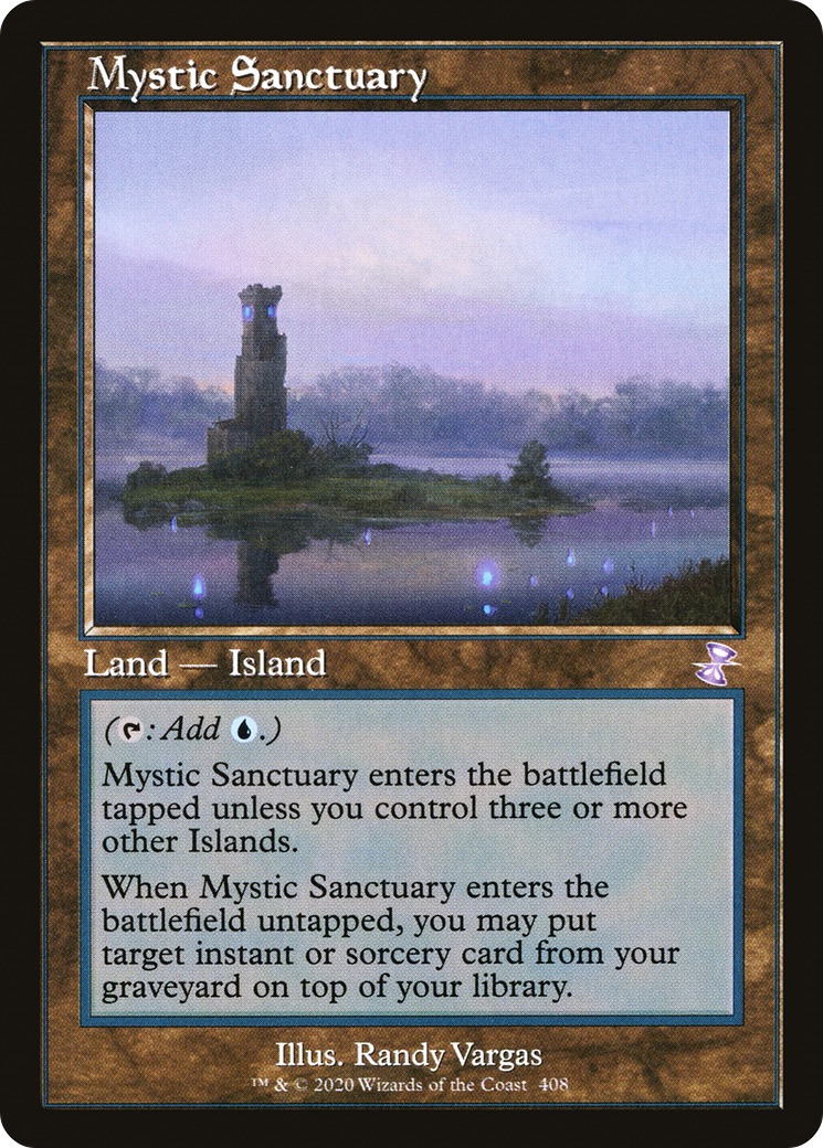 Mystic Sanctuary (TSR-408) - Time Spiral Remastered - Premium MTG Single from Wizards of the Coast - Just $1.55! Shop now at Game Crave Tournament Store