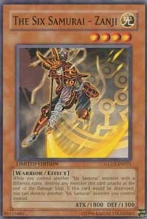 The Six Samurai - Zanji (GLD2-EN021) - Gold Series 2009 Limited - Premium Yugioh Single from Konami - Just $0.46! Shop now at Game Crave Tournament Store