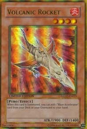 Volcanic Rocket (GLD2-EN023) - Gold Series 2009 Limited - Premium Yugioh Single from Konami - Just $2.96! Shop now at Game Crave Tournament Store