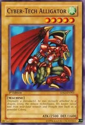 Cyber-Tech Alligator (5DS2-EN003) - 5D's Starter Deck 2009 1st Edition - Premium Yugioh Single from Konami - Just $0.70! Shop now at Game Crave Tournament Store