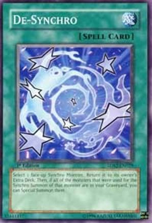 De-Synchro (5DS2-EN029) - 5D's Starter Deck 2009 Unlimited - Premium Yugioh Single from Konami - Just $0.75! Shop now at Game Crave Tournament Store
