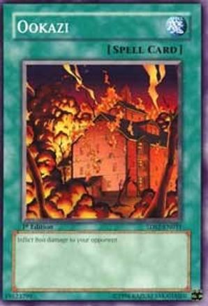 Ookazi (5DS2-EN031) - 5D's Starter Deck 2009 Unlimited - Premium Yugioh Single from Konami - Just $0.25! Shop now at Game Crave Tournament Store