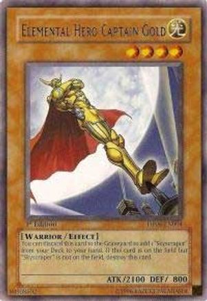 Game Crave Tournament Store - Elemental Hero Captain Gold (DP06-EN004)