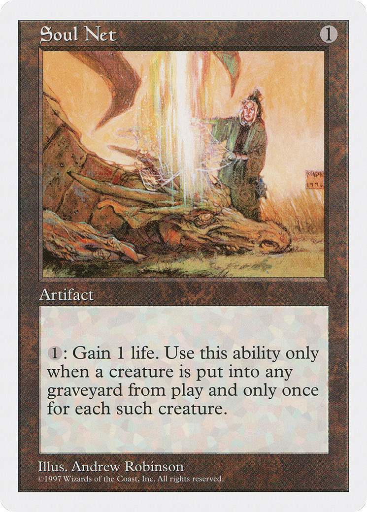 Soul Net (5ED-400) - Fifth Edition - Premium MTG Single from Wizards of the Coast - Just $0.08! Shop now at Game Crave Tournament Store