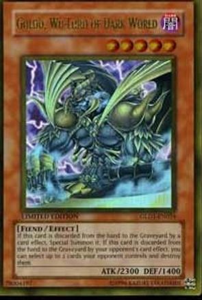 Goldd, Wu-Lord of Dark World (GLD1-EN024) - Gold Series 2008 Limited - Premium Yugioh Single from Konami - Just $0.55! Shop now at Game Crave Tournament Store