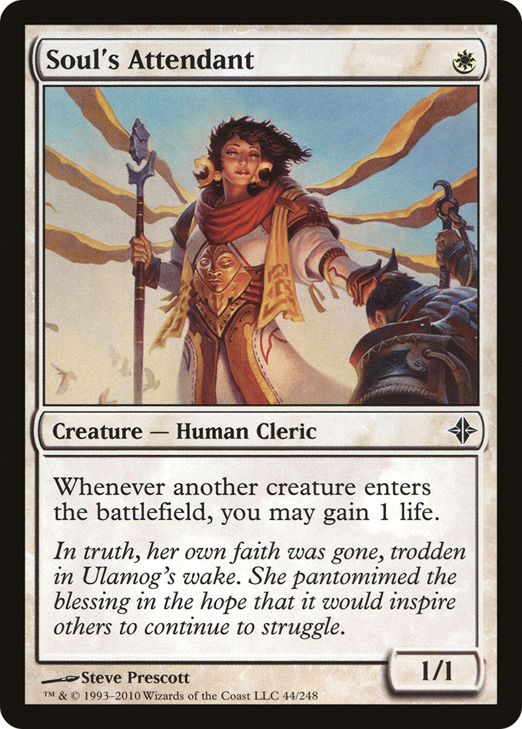 Soul's Attendant (ROE-044) - Rise of the Eldrazi - Premium MTG Single from Wizards of the Coast - Just $1.08! Shop now at Game Crave Tournament Store