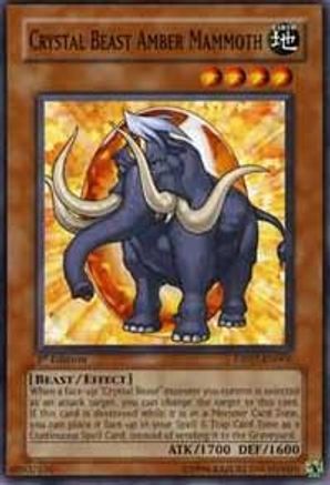 Crystal Beast Amber Mammoth (DP07-EN005) - Duelist Pack 7: Jesse Anderson 1st Edition - Premium Yugioh Single from Konami - Just $0.25! Shop now at Game Crave Tournament Store