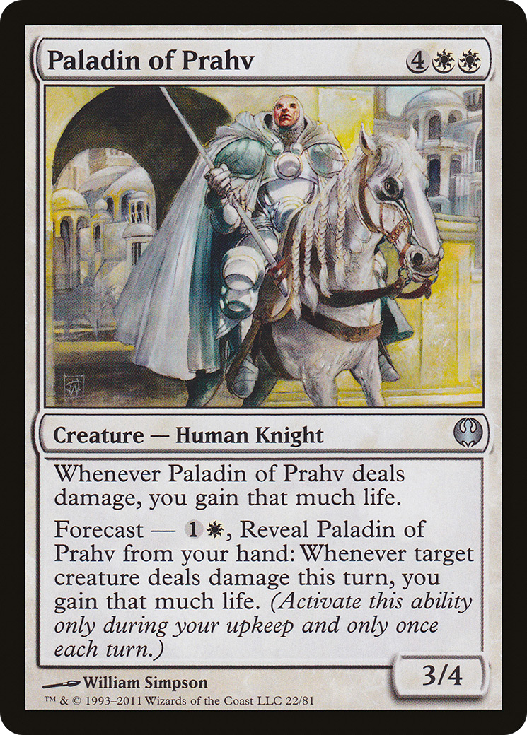 Paladin of Prahv (DDG-022) - Duel Decks: Knights vs. Dragons - Premium MTG Single from Wizards of the Coast - Just $0.08! Shop now at Game Crave Tournament Store