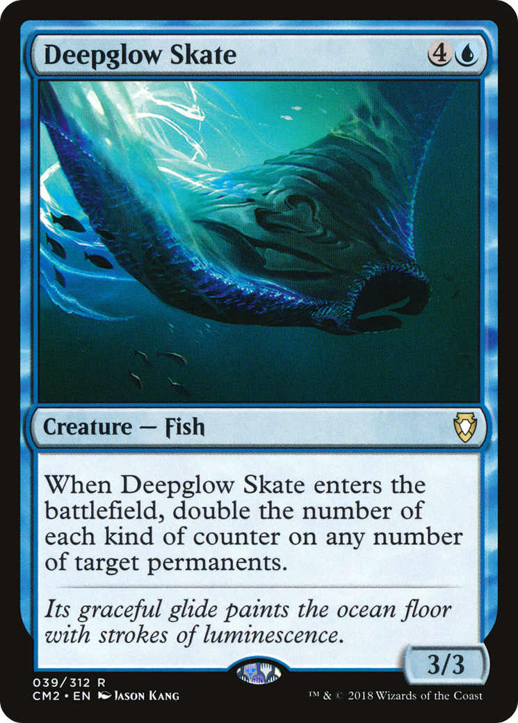 Deepglow Skate (CM2-039) - Commander Anthology Volume II - Premium MTG Single from Wizards of the Coast - Just $0.27! Shop now at Game Crave Tournament Store