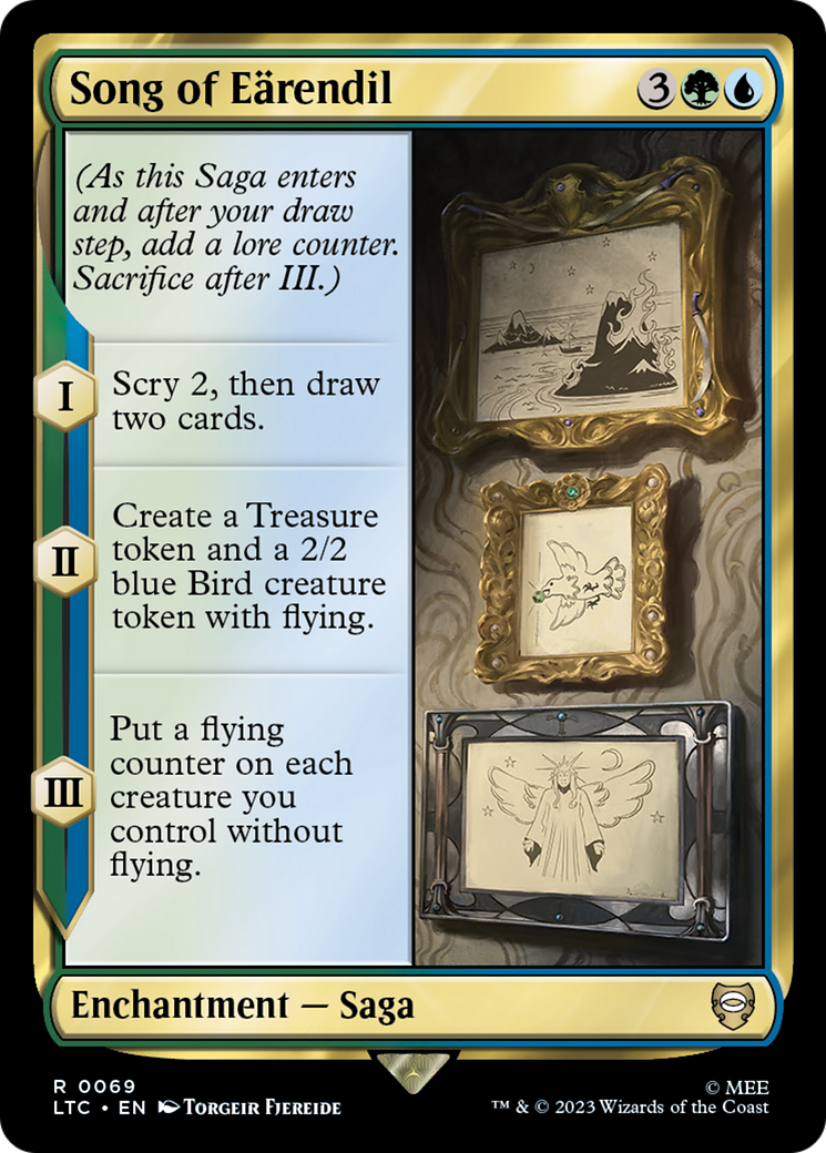 Song of Eärendil (LTC-069) - Tales of Middle-earth Commander - Premium MTG Single from Wizards of the Coast - Just $0.08! Shop now at Game Crave Tournament Store