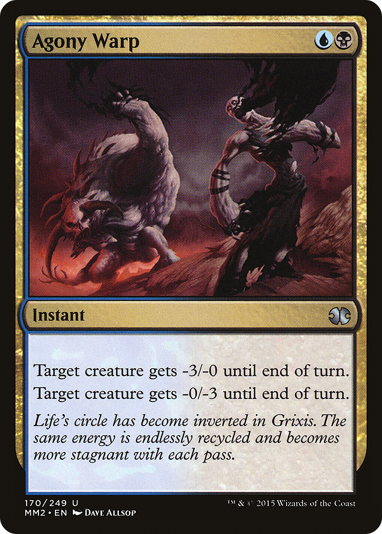 Agony Warp (MM2-170) - Modern Masters 2015 Foil - Premium MTG Single from Wizards of the Coast - Just $0.08! Shop now at Game Crave Tournament Store