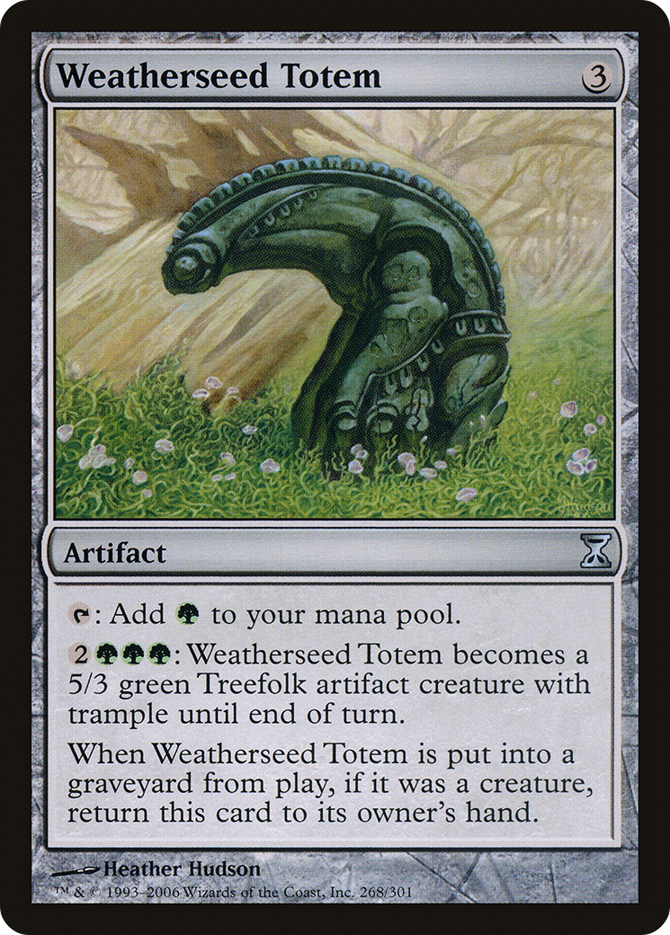 Weatherseed Totem (TSP-268) - Time Spiral - Premium MTG Single from Wizards of the Coast - Just $0.08! Shop now at Game Crave Tournament Store