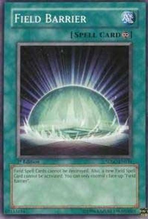 Field Barrier (SDSC-EN034) - Structure Deck: Spellcaster's Command Unlimited - Premium Yugioh Single from Konami - Just $0.25! Shop now at Game Crave Tournament Store