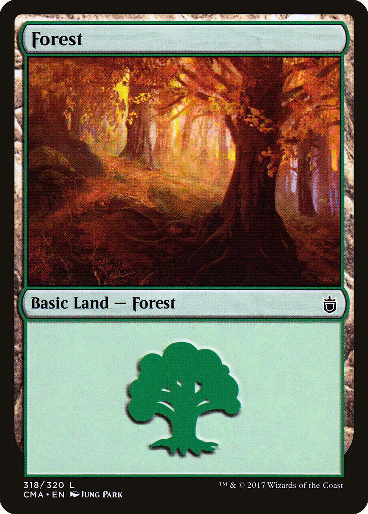 Forest (CMA-318) - Commander Anthology - Premium MTG Single from Wizards of the Coast - Just $0.75! Shop now at Game Crave Tournament Store